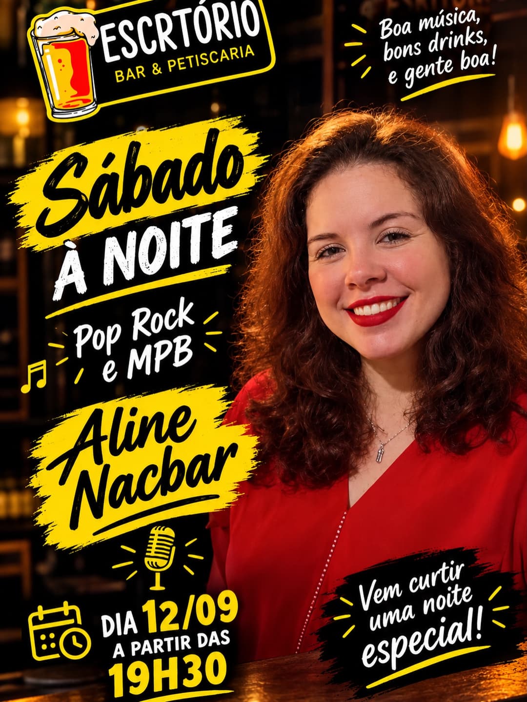 Flyer de Aline Nacbar