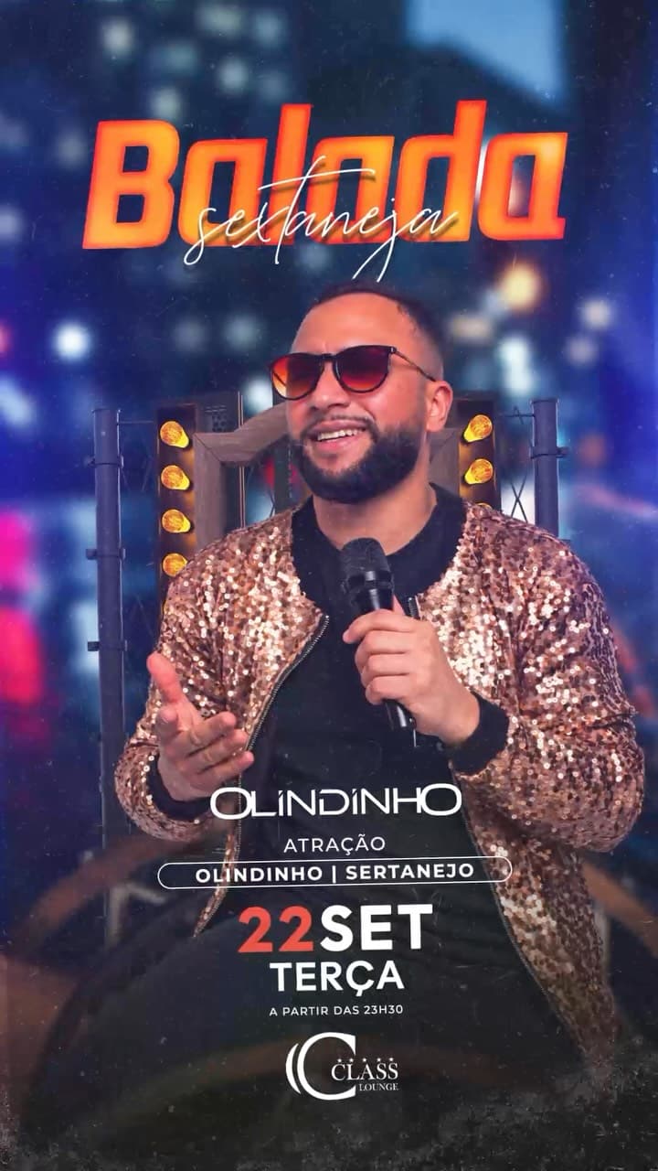 Flyer de Olindinho