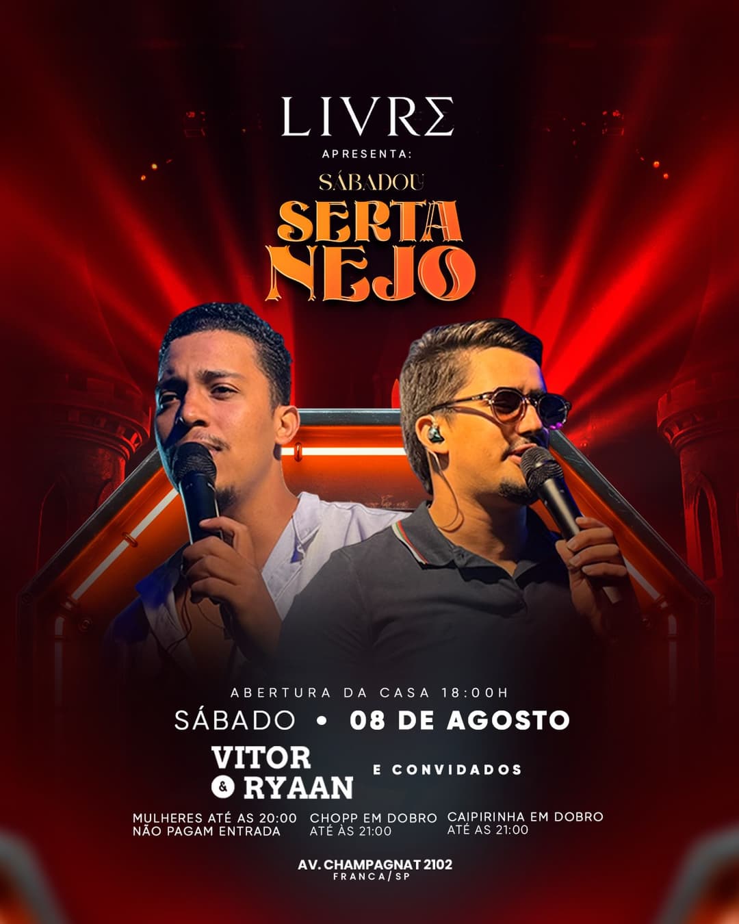 Flyer de Vitor & Ryaan