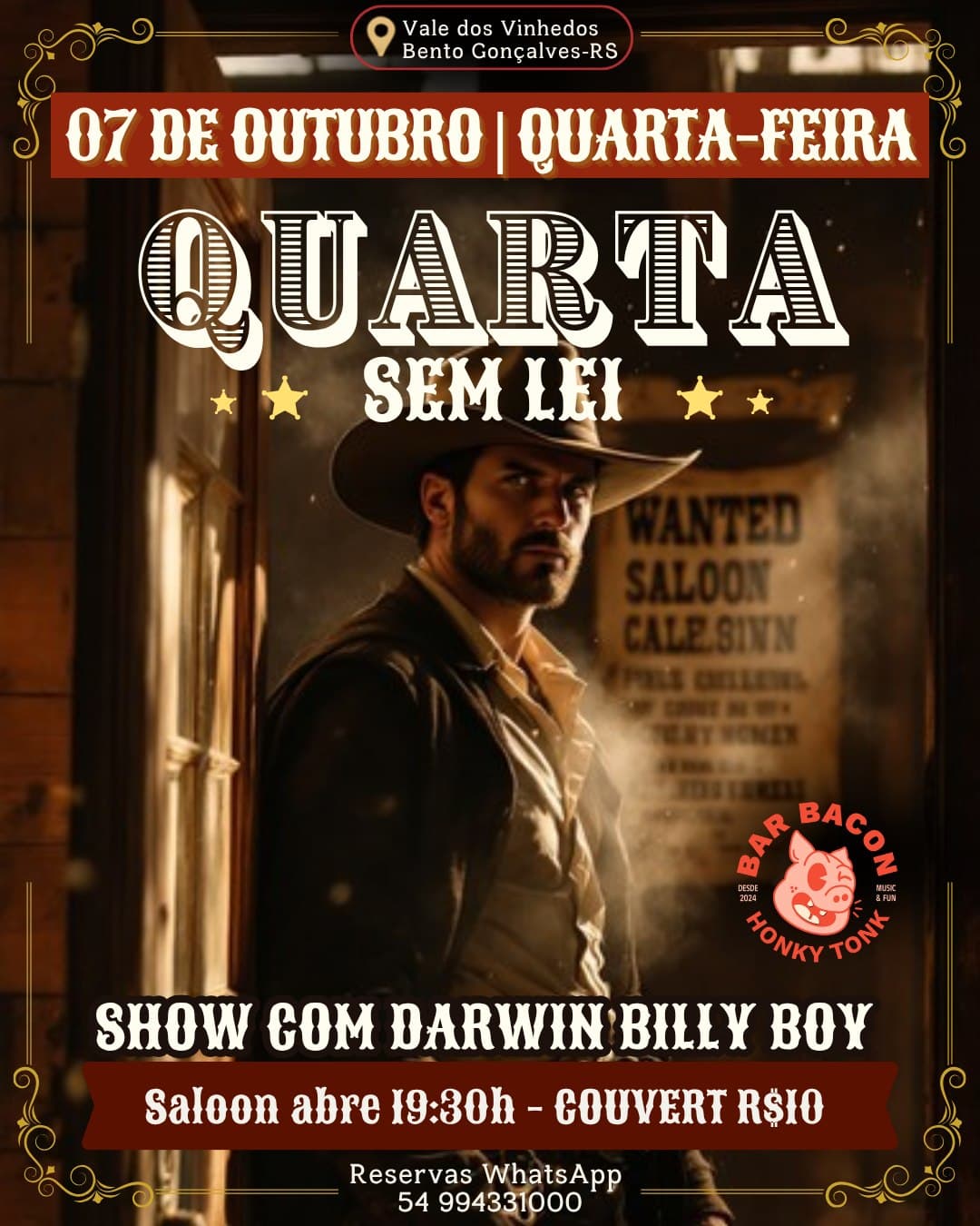 Flyer de Darwin Billy Boy