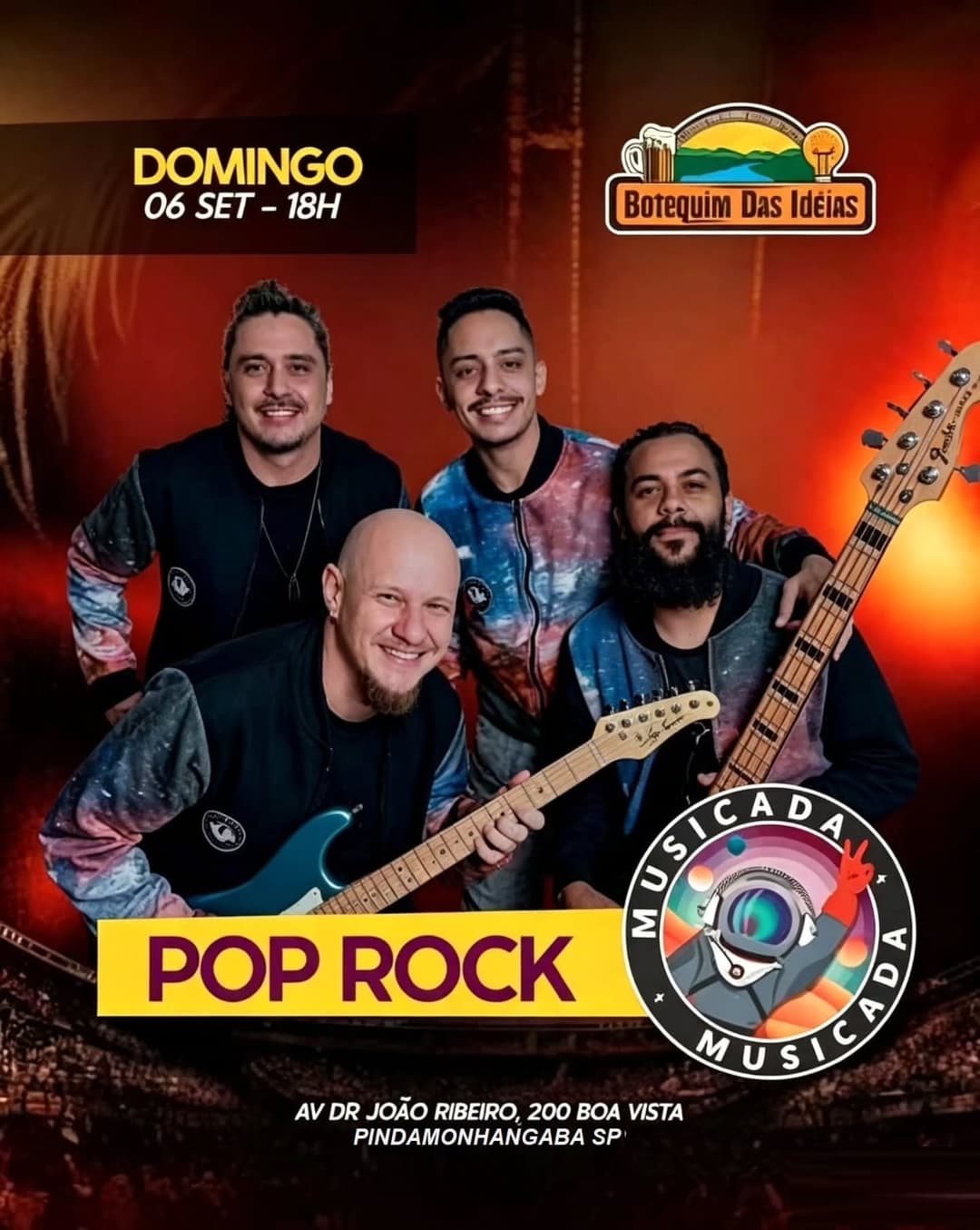 Flyer de Musicada