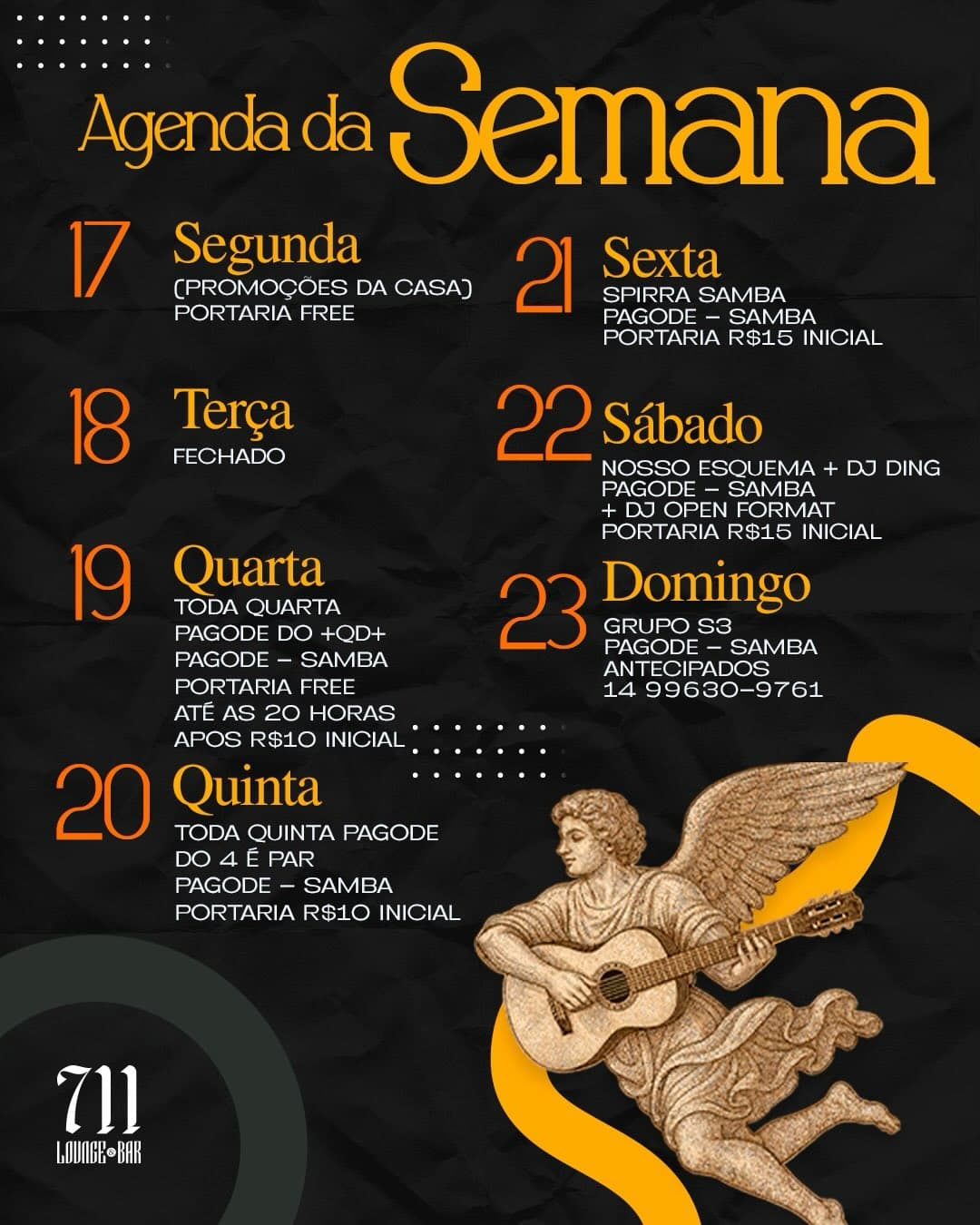 Flyer de DJ Ding e Nosso Esquema