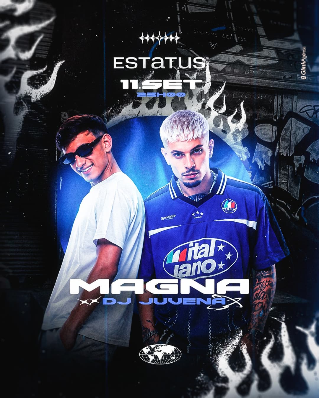 Flyer de Juvena e djmagna
