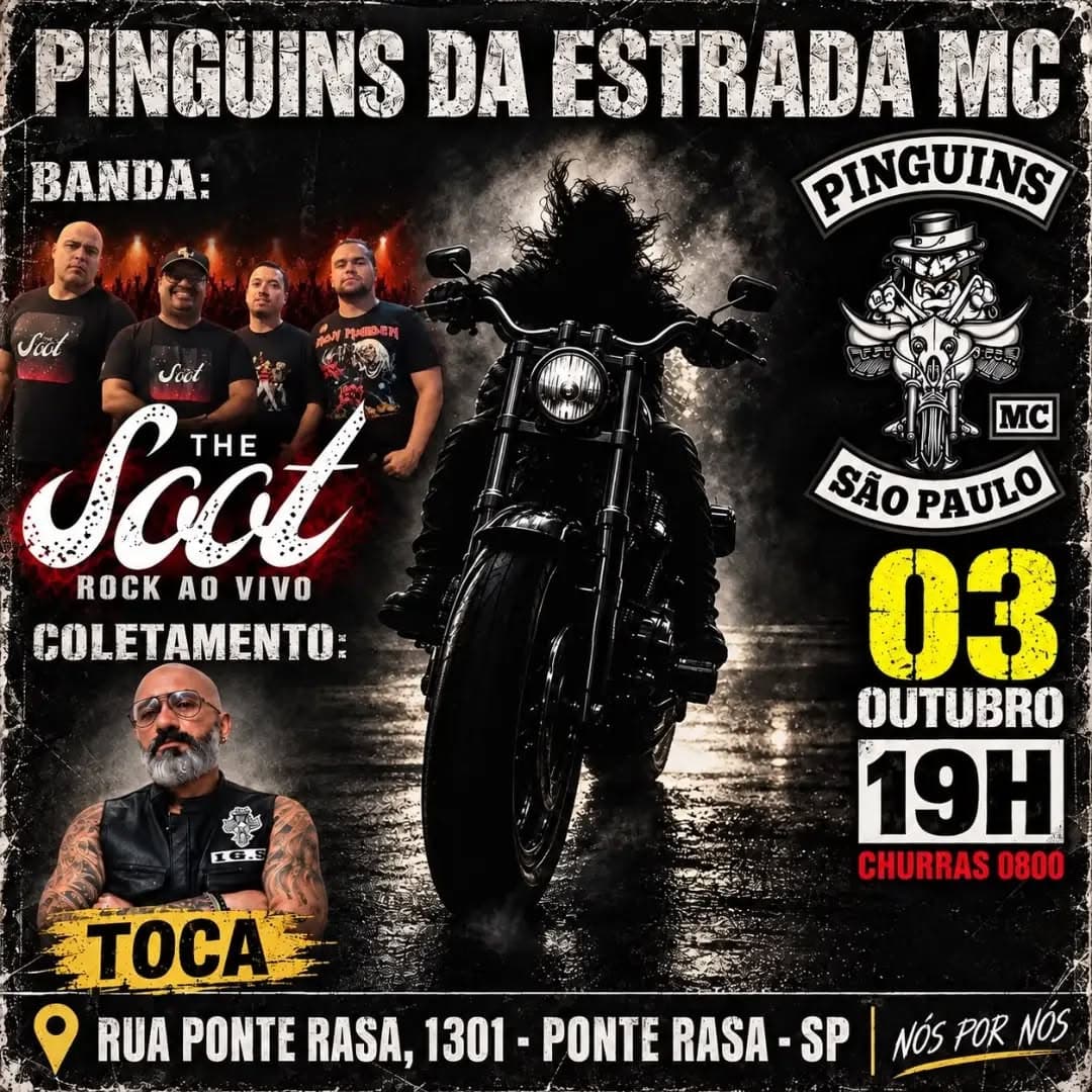 Flyer de Banda The Soot