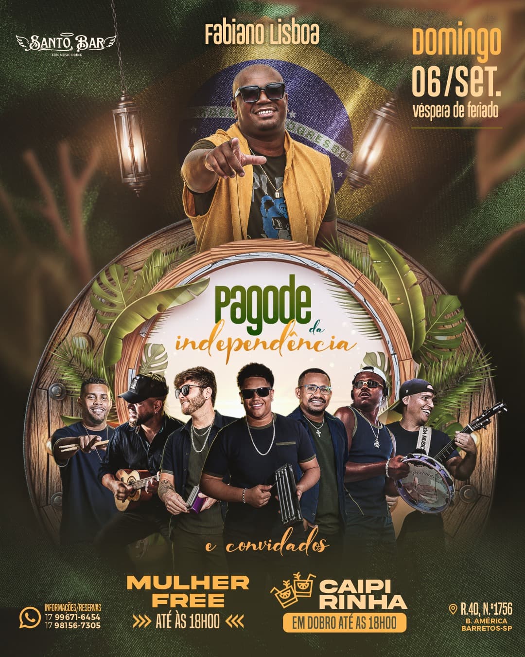 Flyer de Fabiano Lisboa