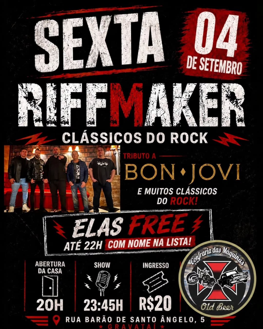 Flyer de Banda Riffmaker