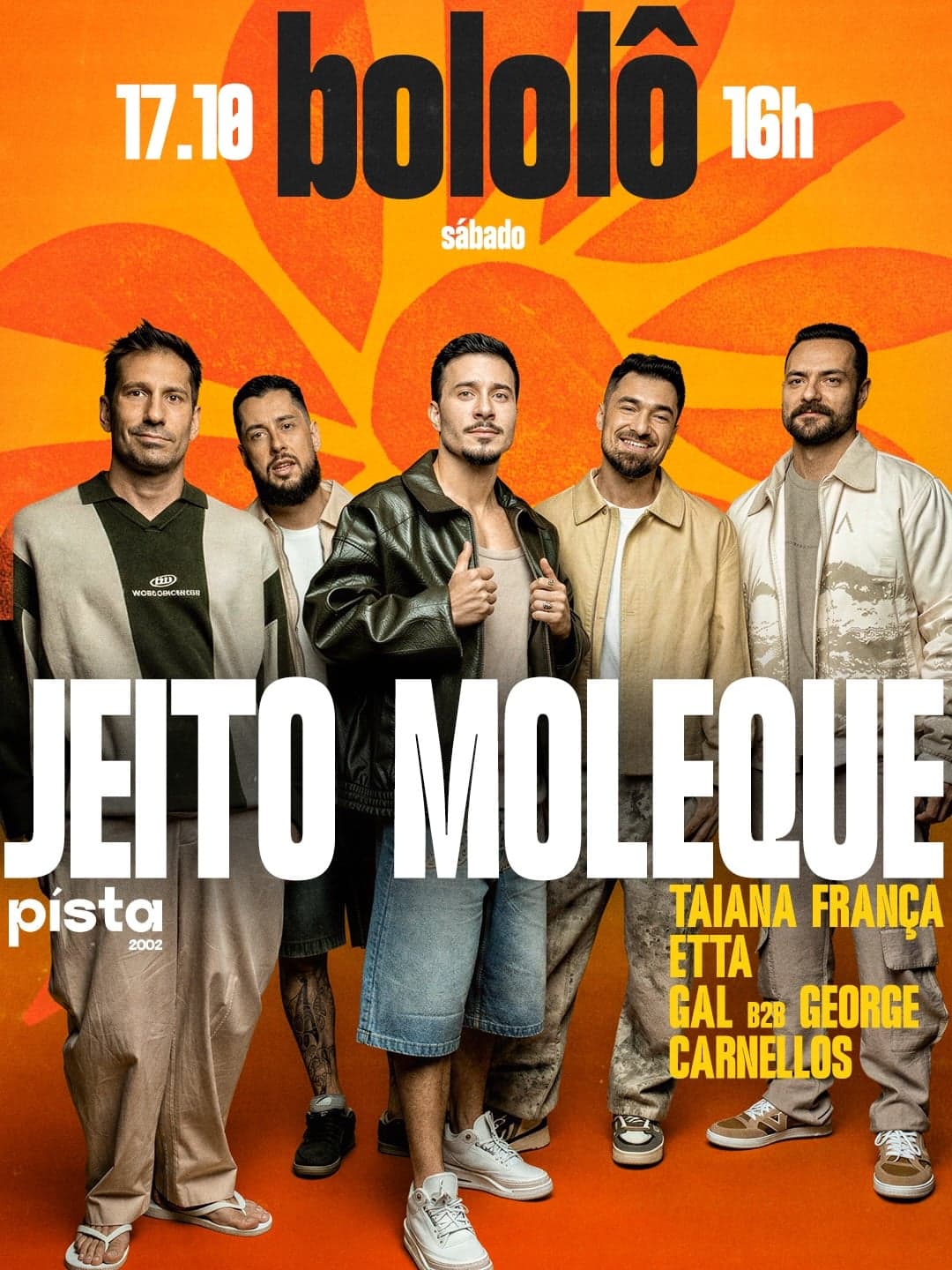 Flyer de Jeito Moleque