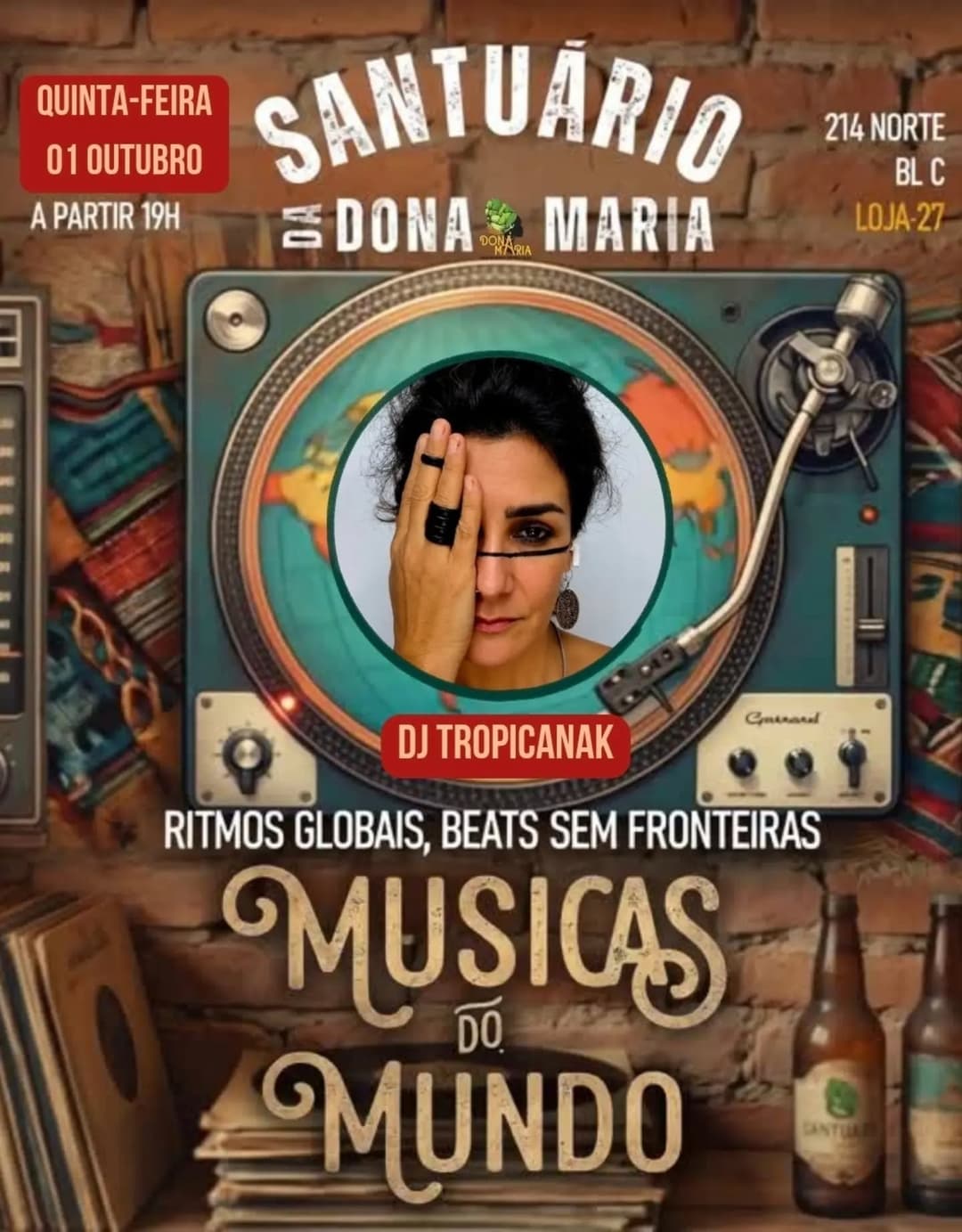 Flyer de DJ Tropicanak