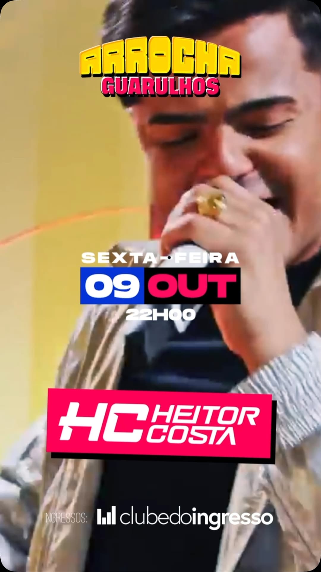 Flyer de Heitor Costa