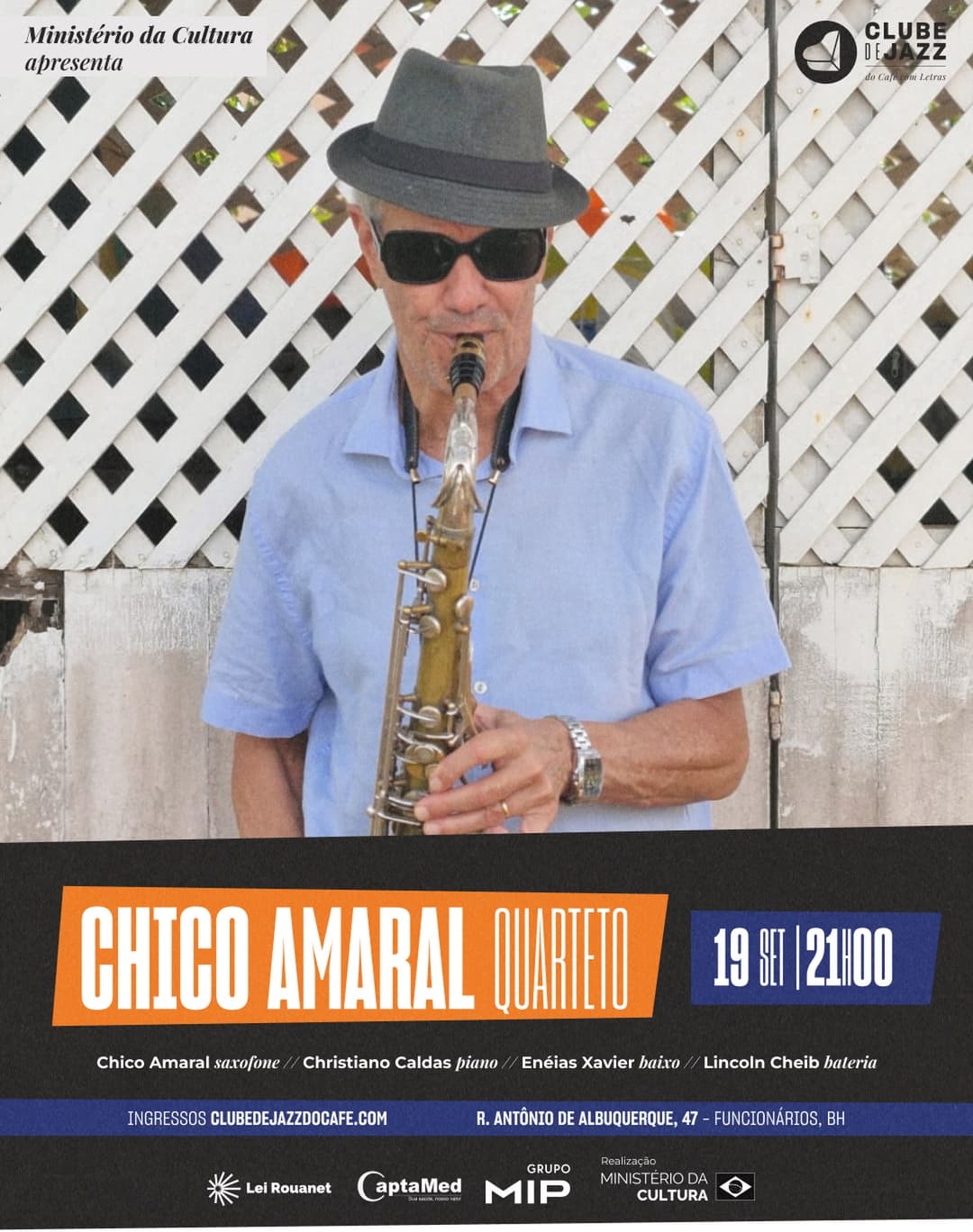 Flyer de Chico Amaral