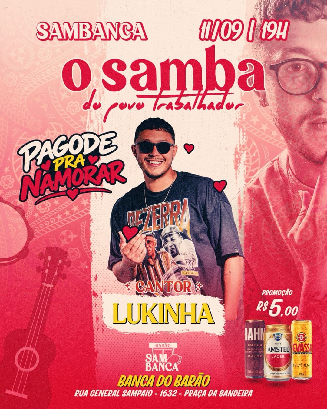 Flyer de Lukinha
