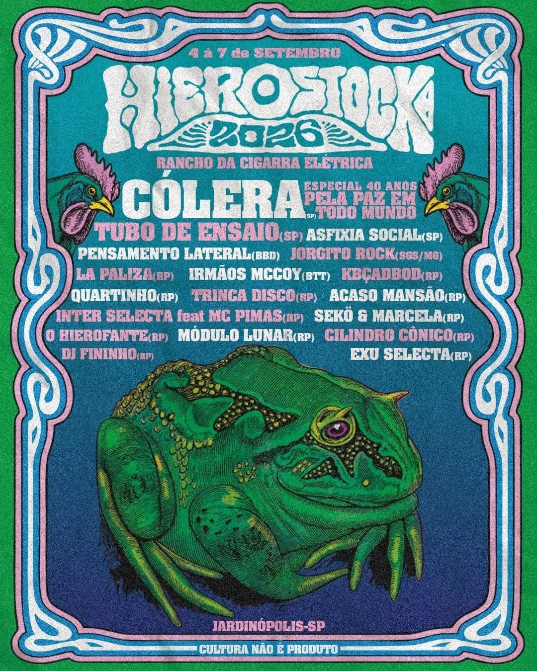 Flyer de O Hierofante