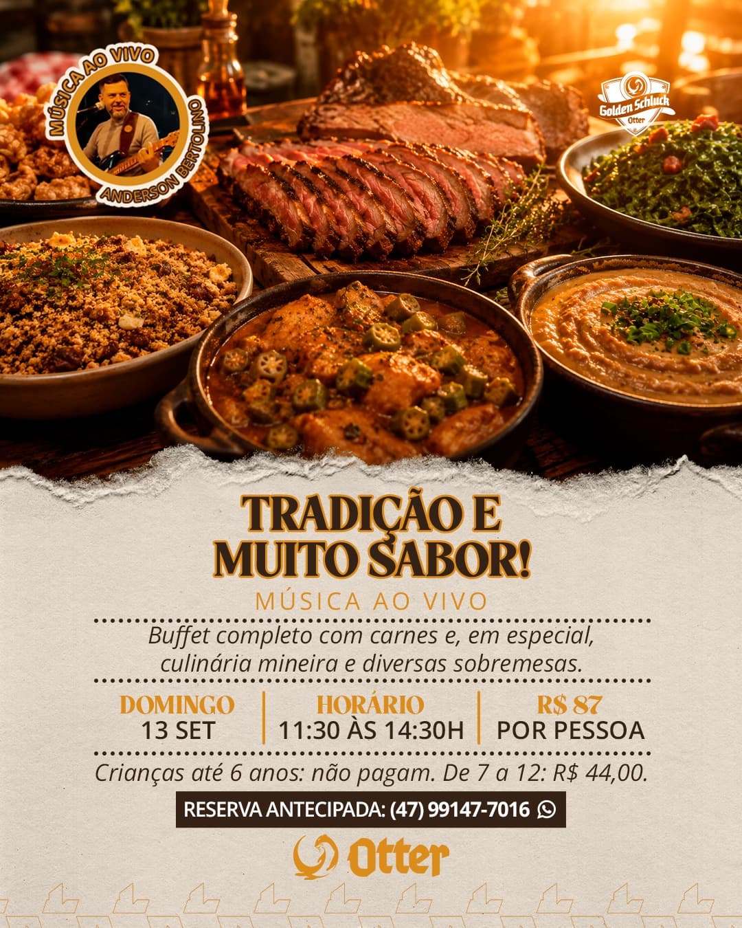 Flyer de Anderson Bertolino