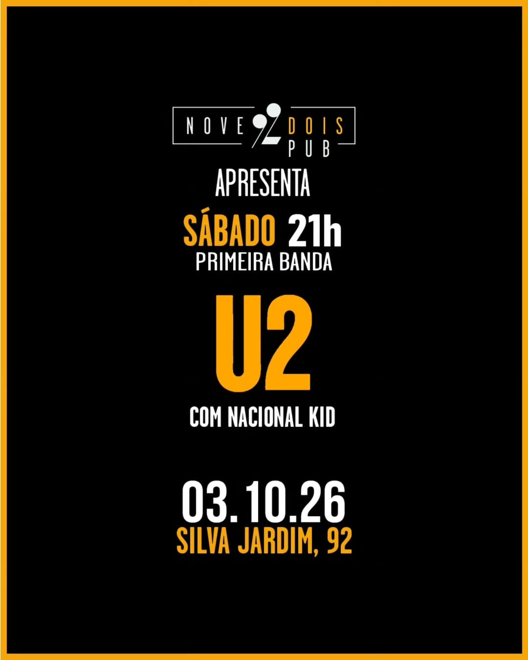 Flyer de Gaby Ferreira