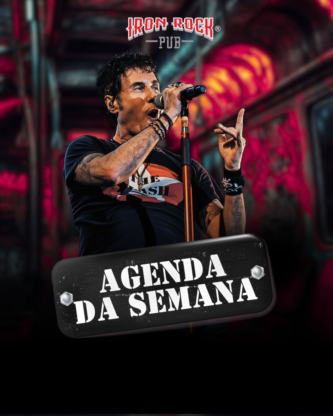 Flyer de Biquíni no Paralamas e Eletricidade
