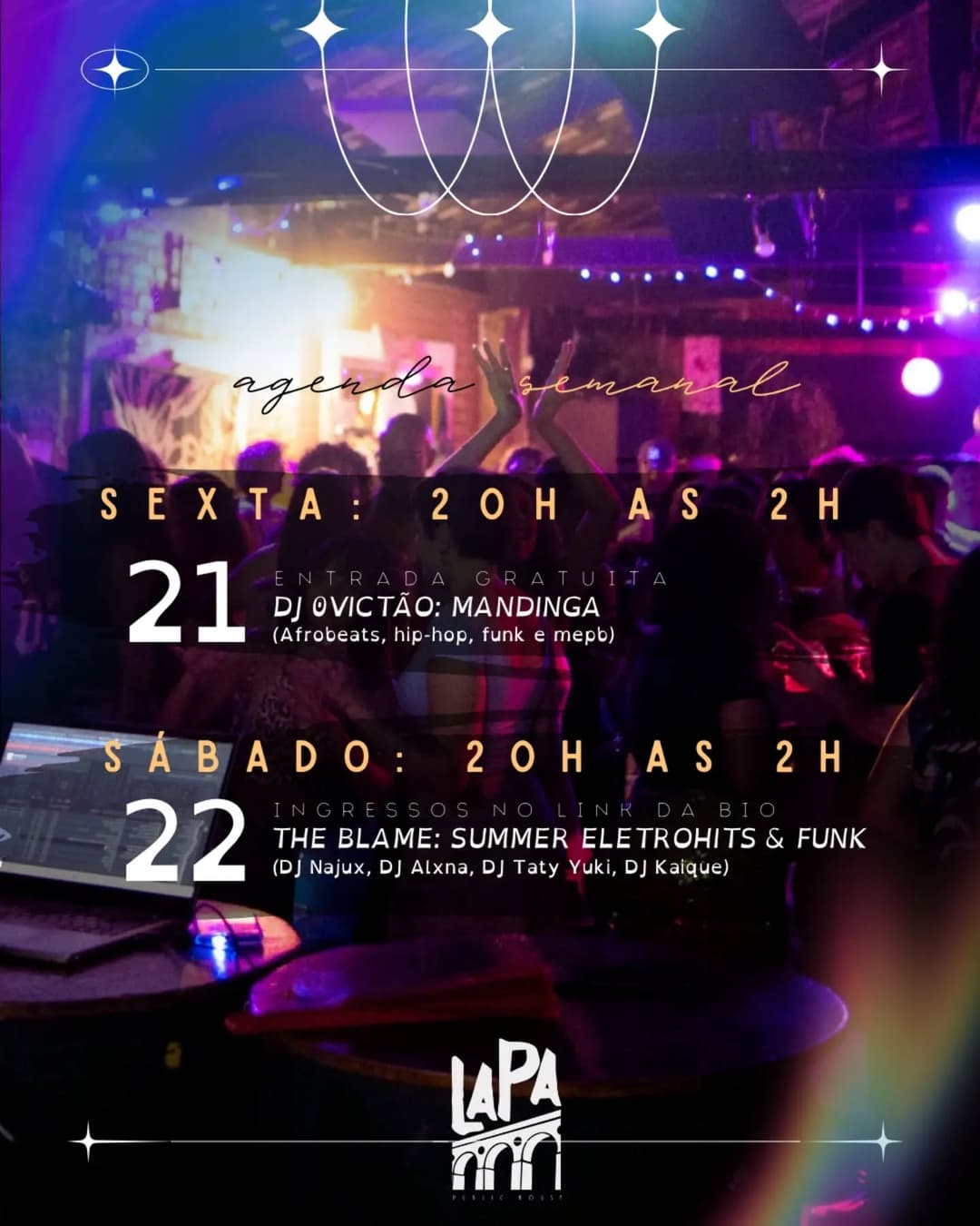 Flyer de The Blame of C