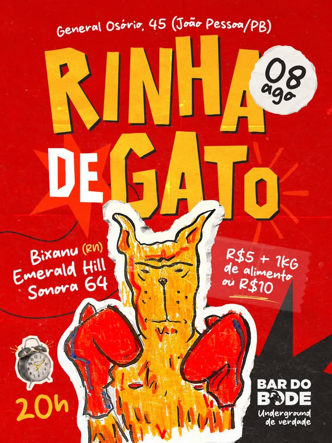 Flyer de Bixanu, Emerald Hill e Sonora64