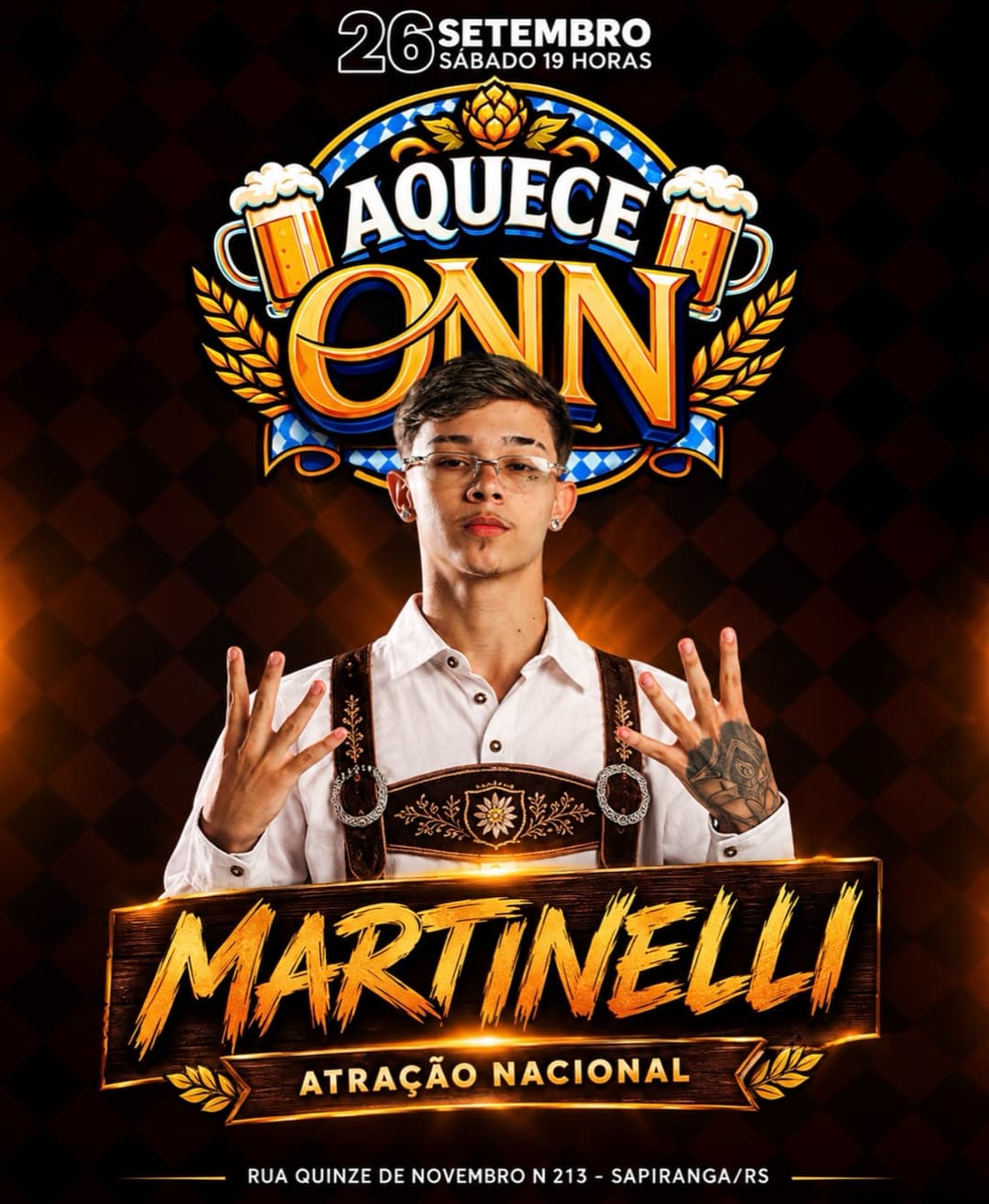 Flyer de DJ Martinelli
