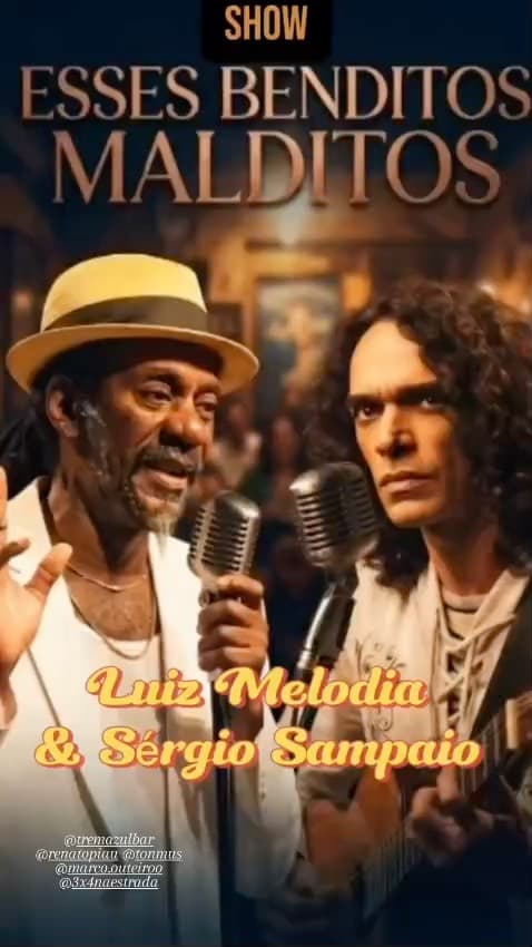 Flyer de Renato Piau Oficial e mais 3 artistas