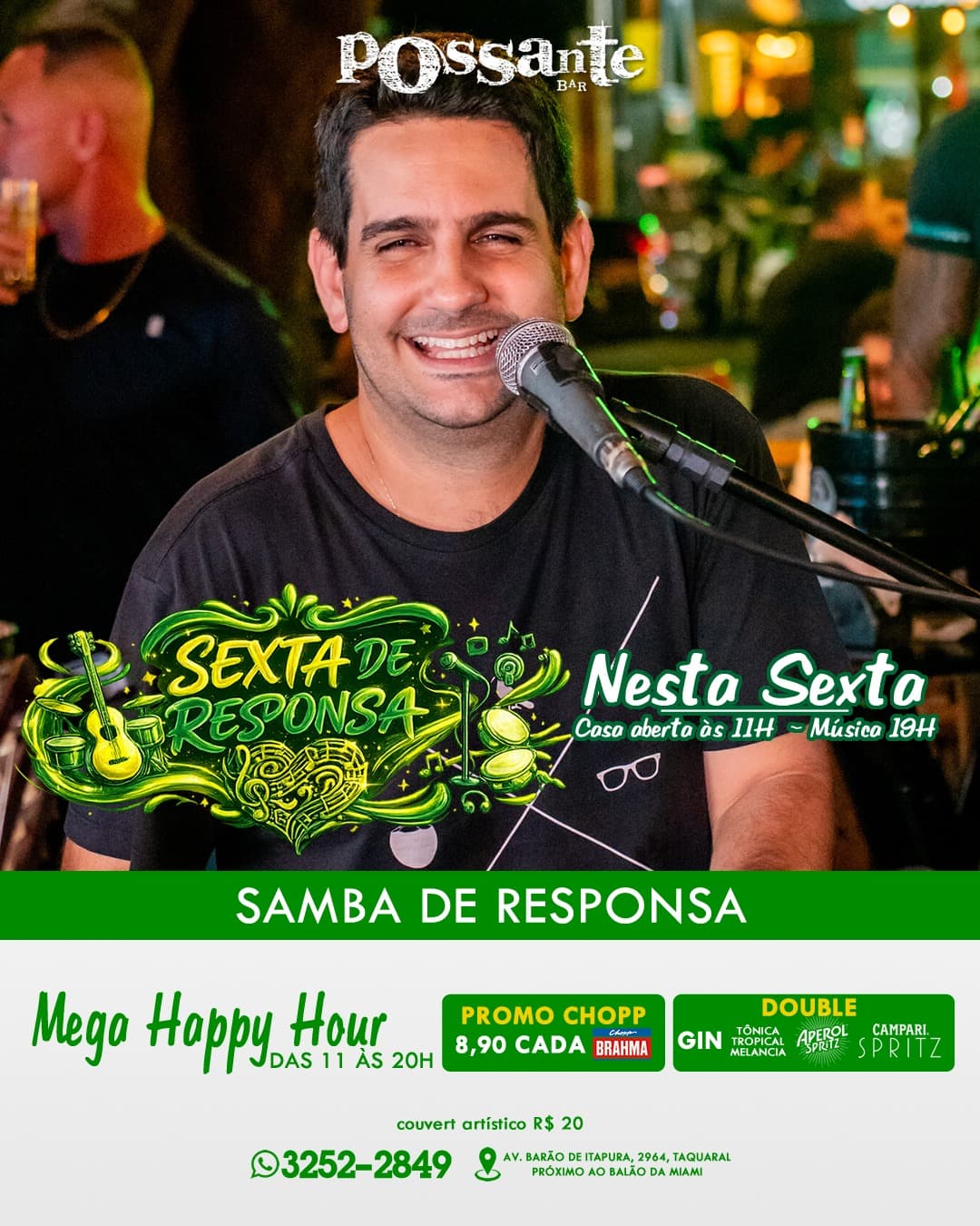 Flyer de Samba de Responsa