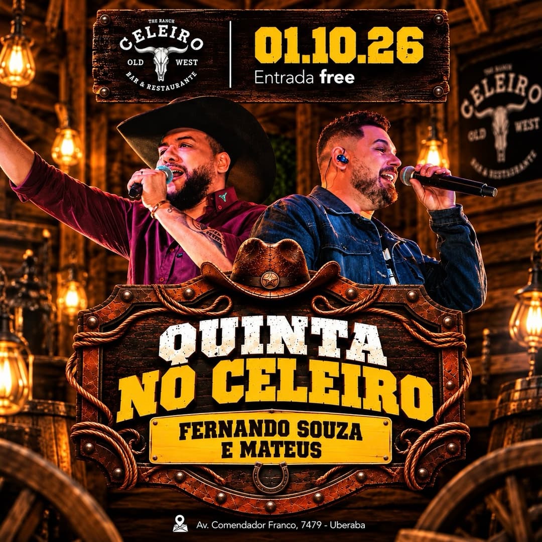 Flyer de Fernando Souza e Matheus