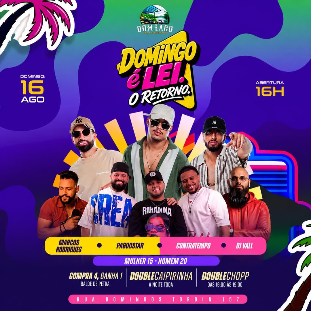 Flyer de Marcos Rodrigues