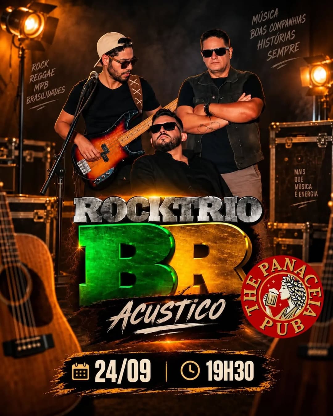 Flyer de Rocktrio BR