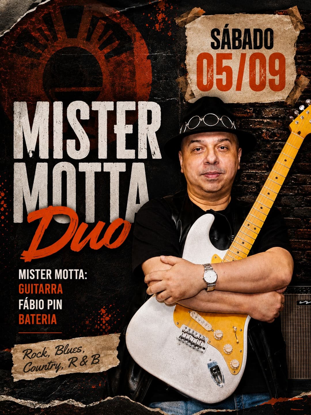Flyer de Mister Motta Duo