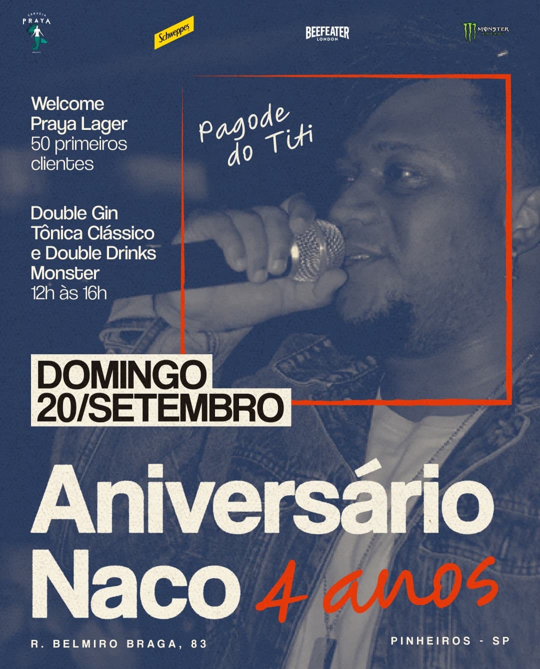 Flyer de Pagode do Titi