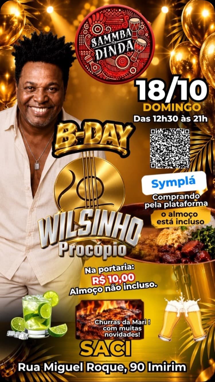 Flyer de Willsinho Procópio e Wilsinho Procópio