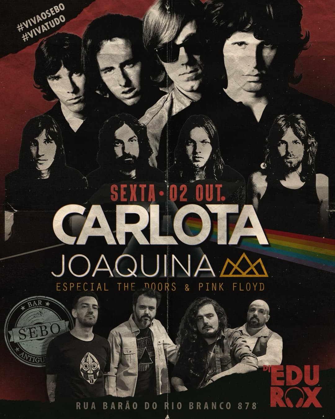 Flyer de Carlota Joaquina