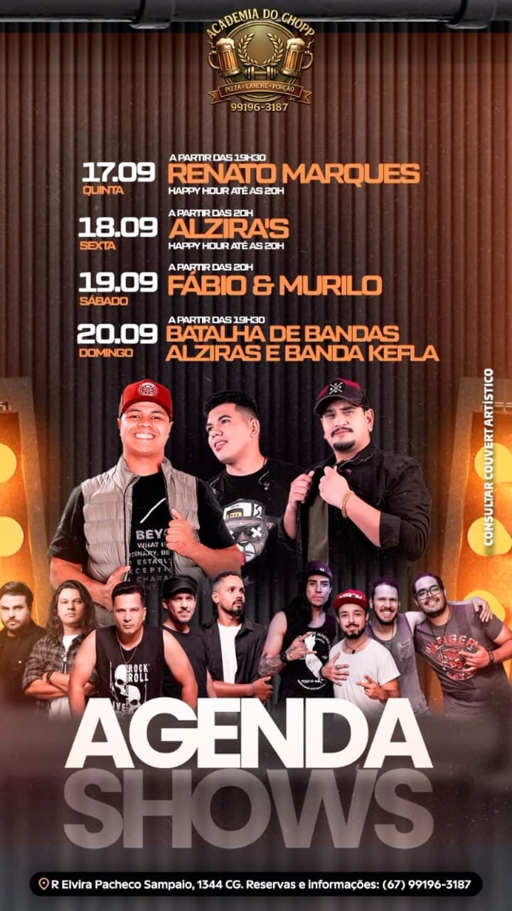 Flyer de Fábio & Murilo