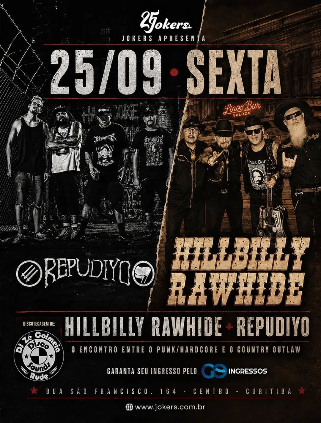 Flyer de Hillbilly Rawhide e Repudiyo