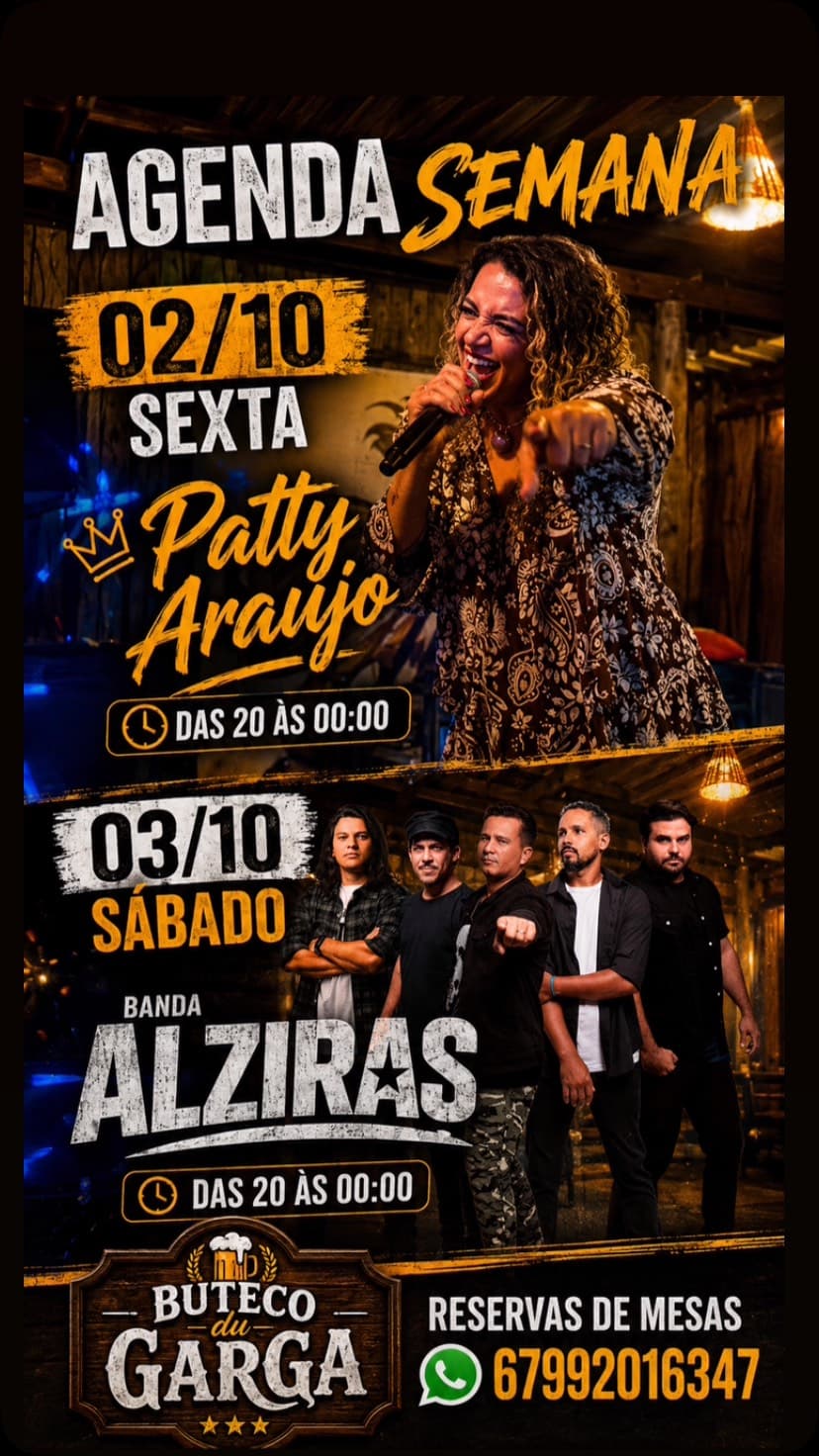 Flyer de Patty Araújo