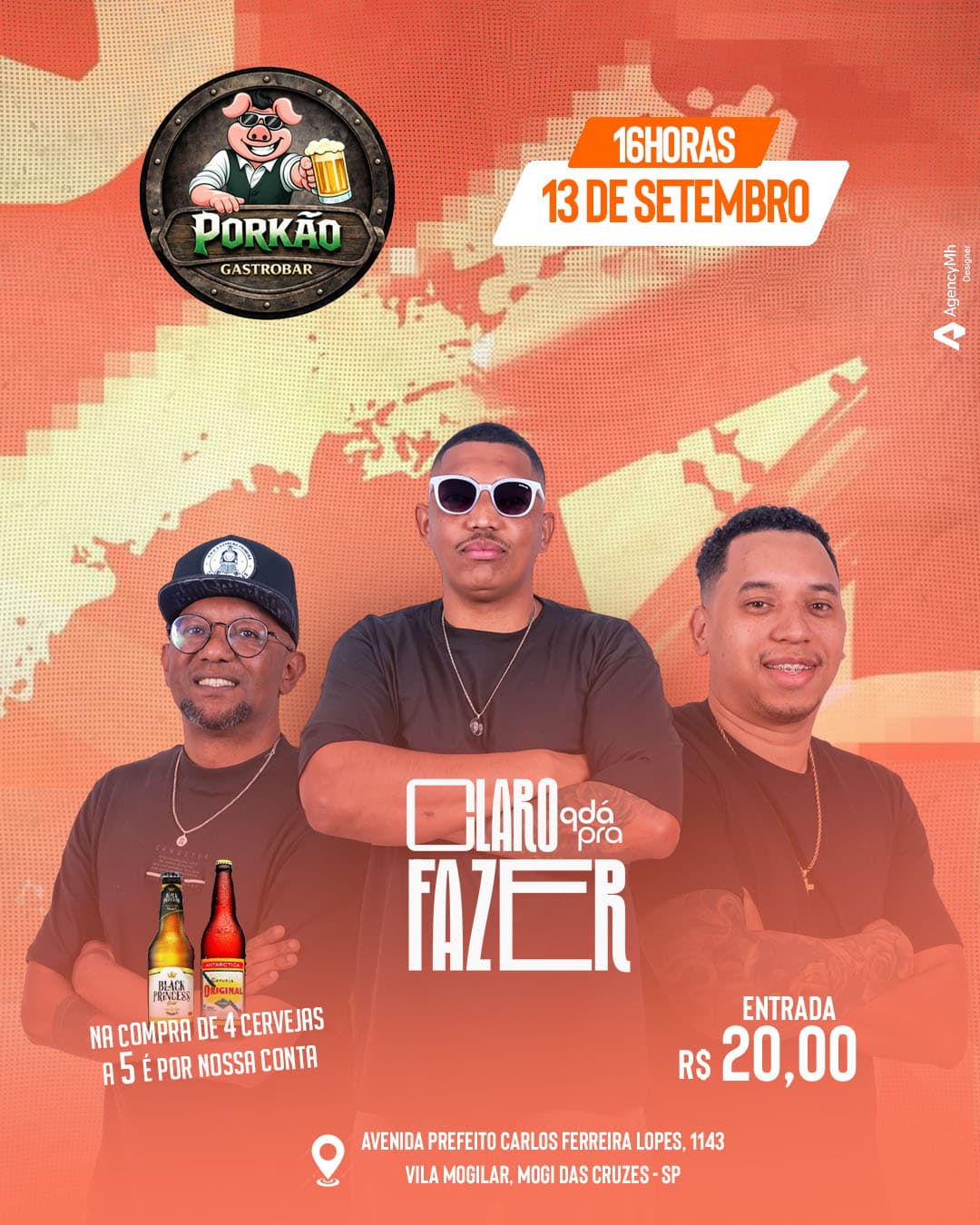 Flyer de Claro Q Dá Pra Fazer