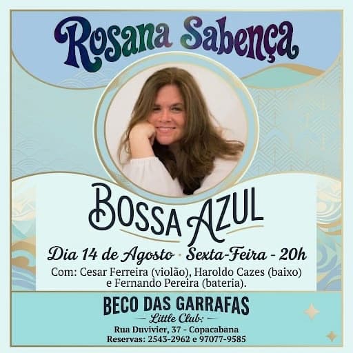 Flyer de Rosana Sabença