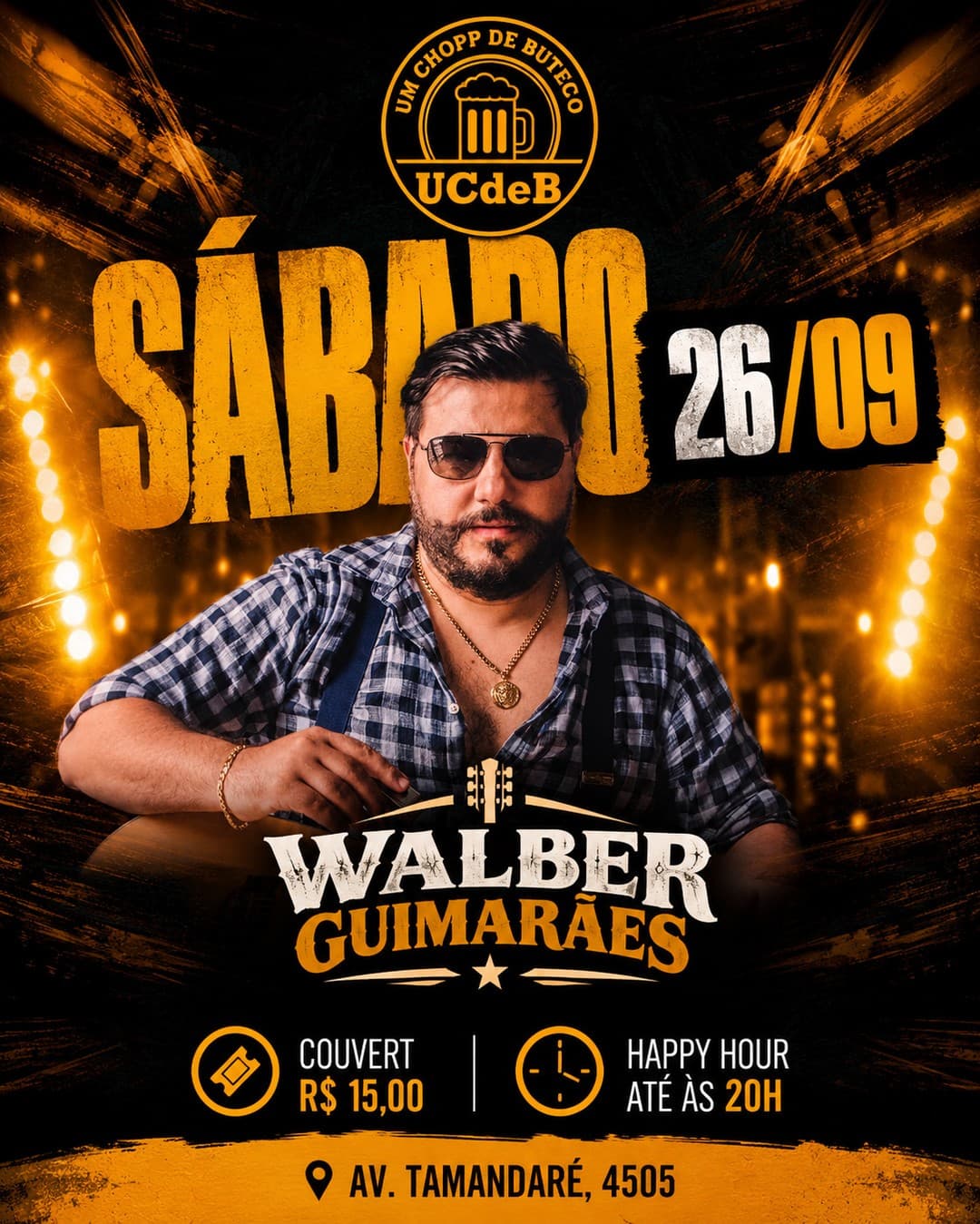 Flyer de Walber Guimarães