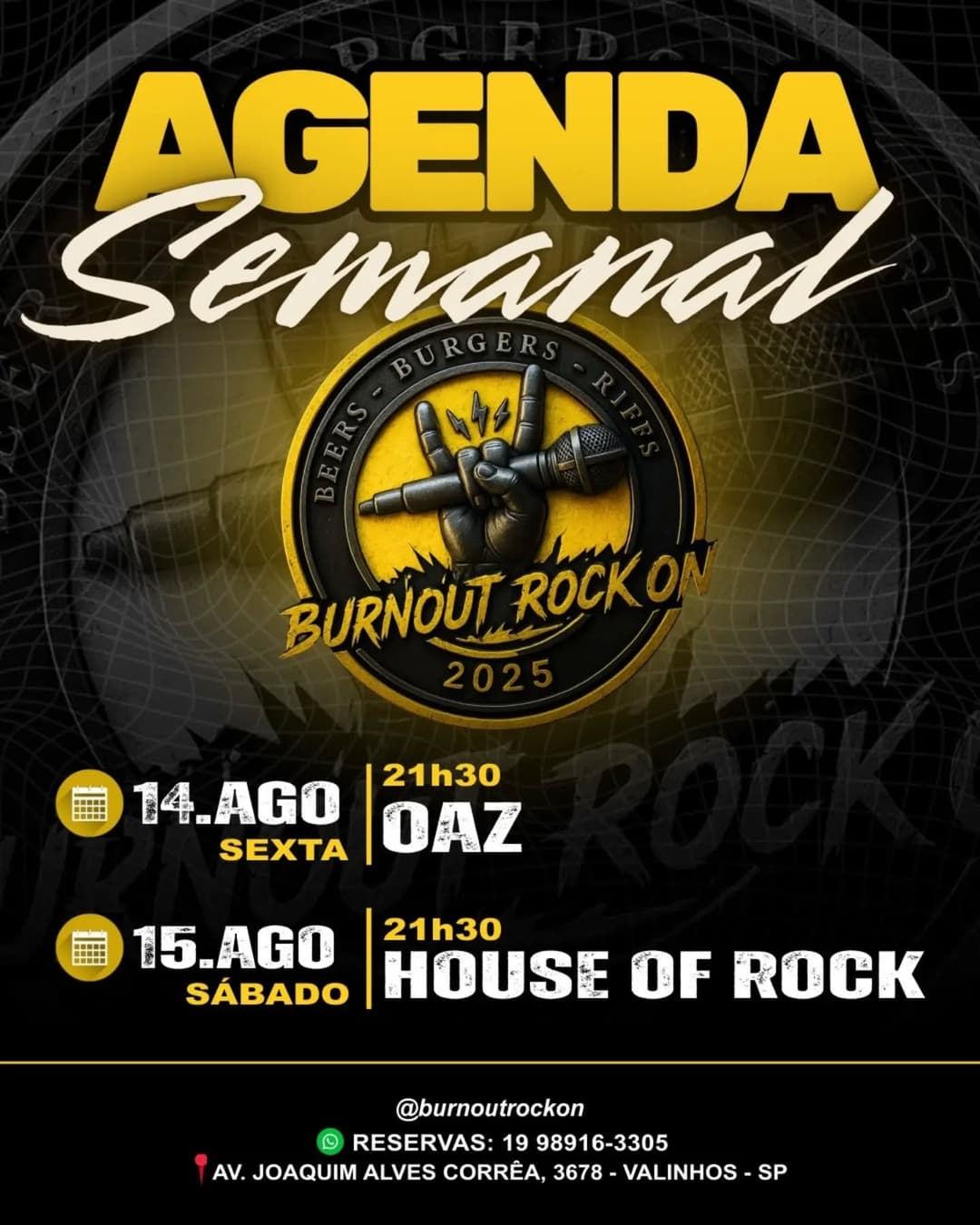 Flyer de OÁZ