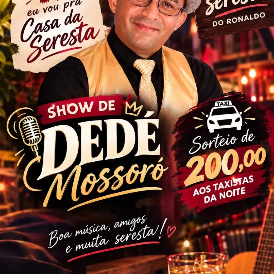 Flyer de Dedé Filho