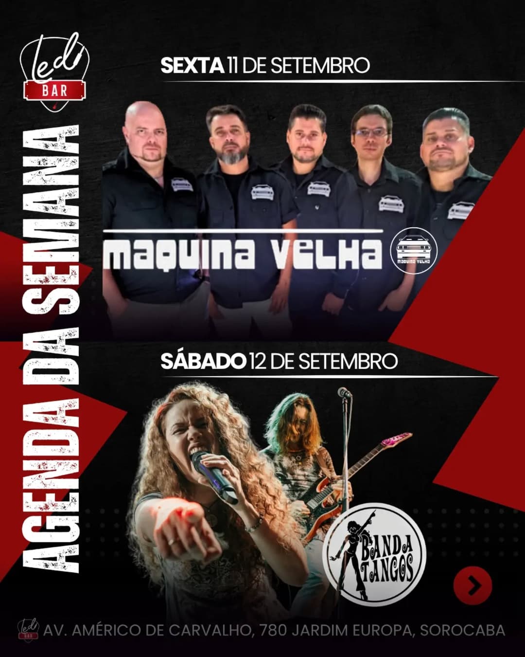 Flyer de Banda Tangos