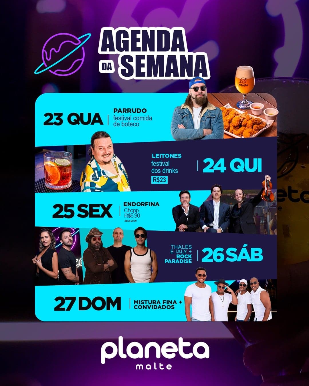 Flyer de Endorfina