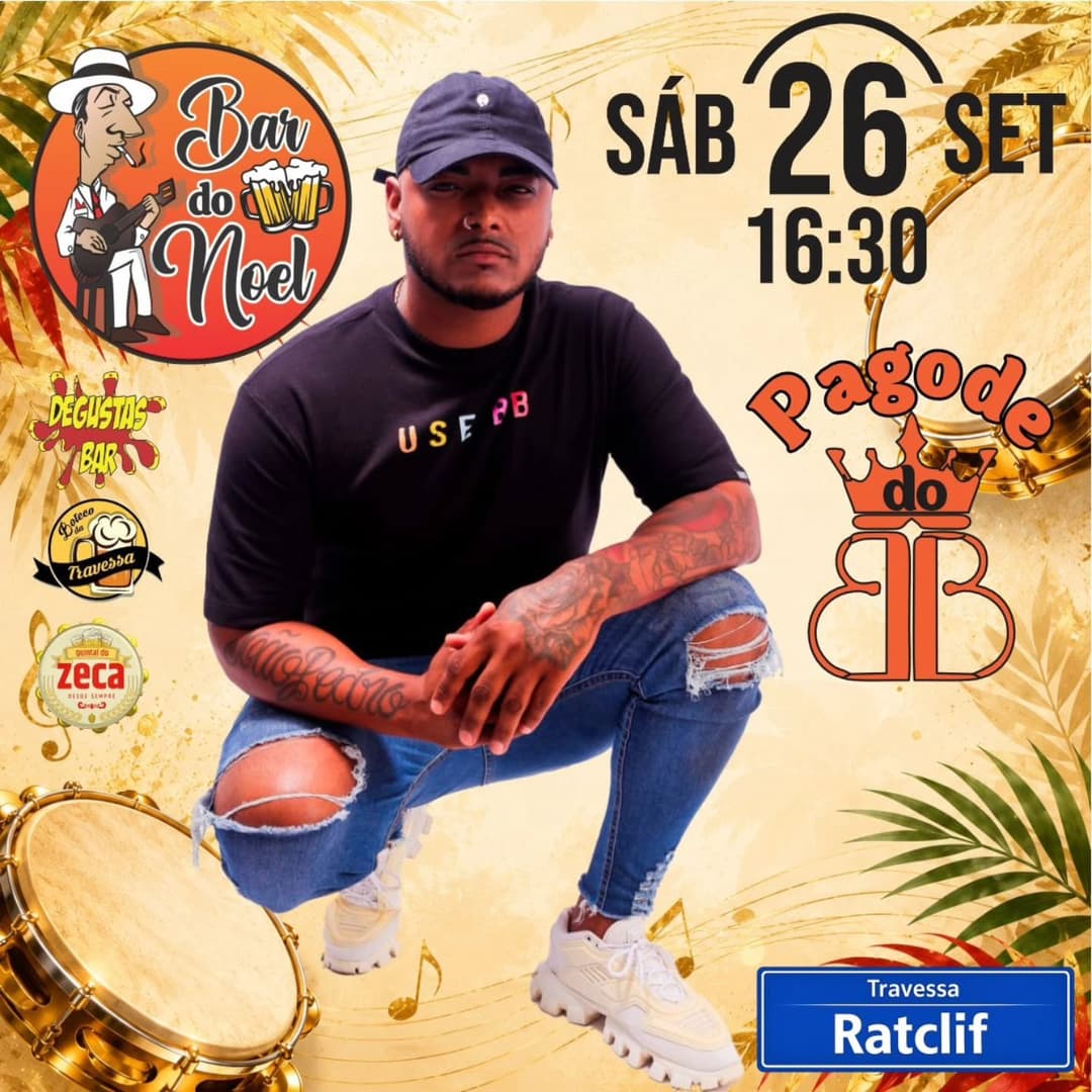 Flyer de Pagode do BB