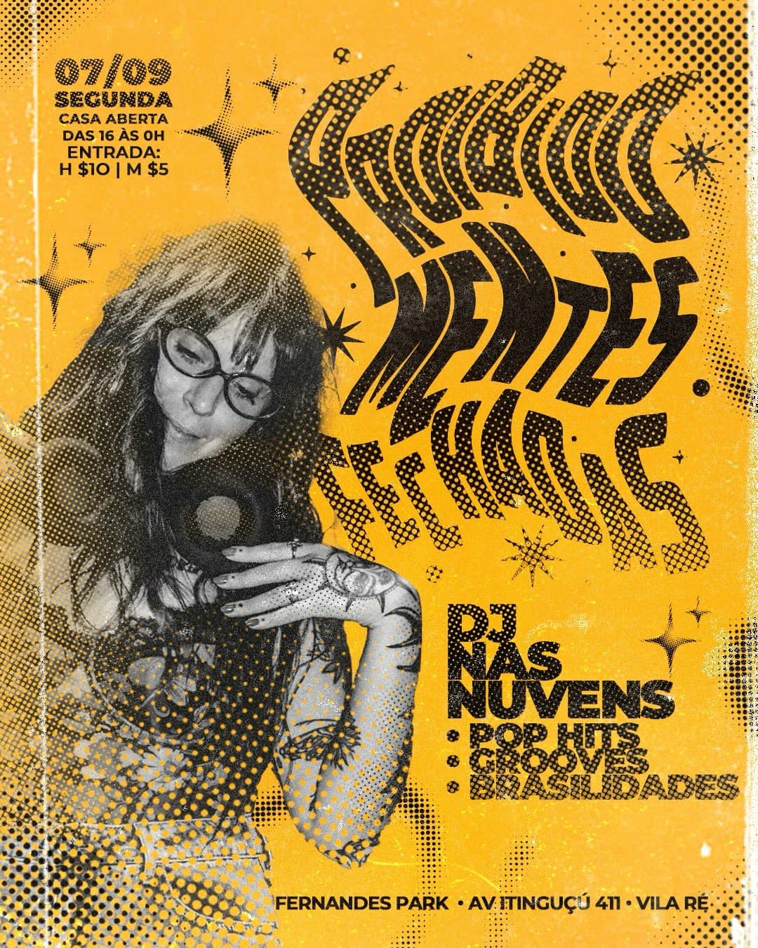 Flyer de Nas Nuvens