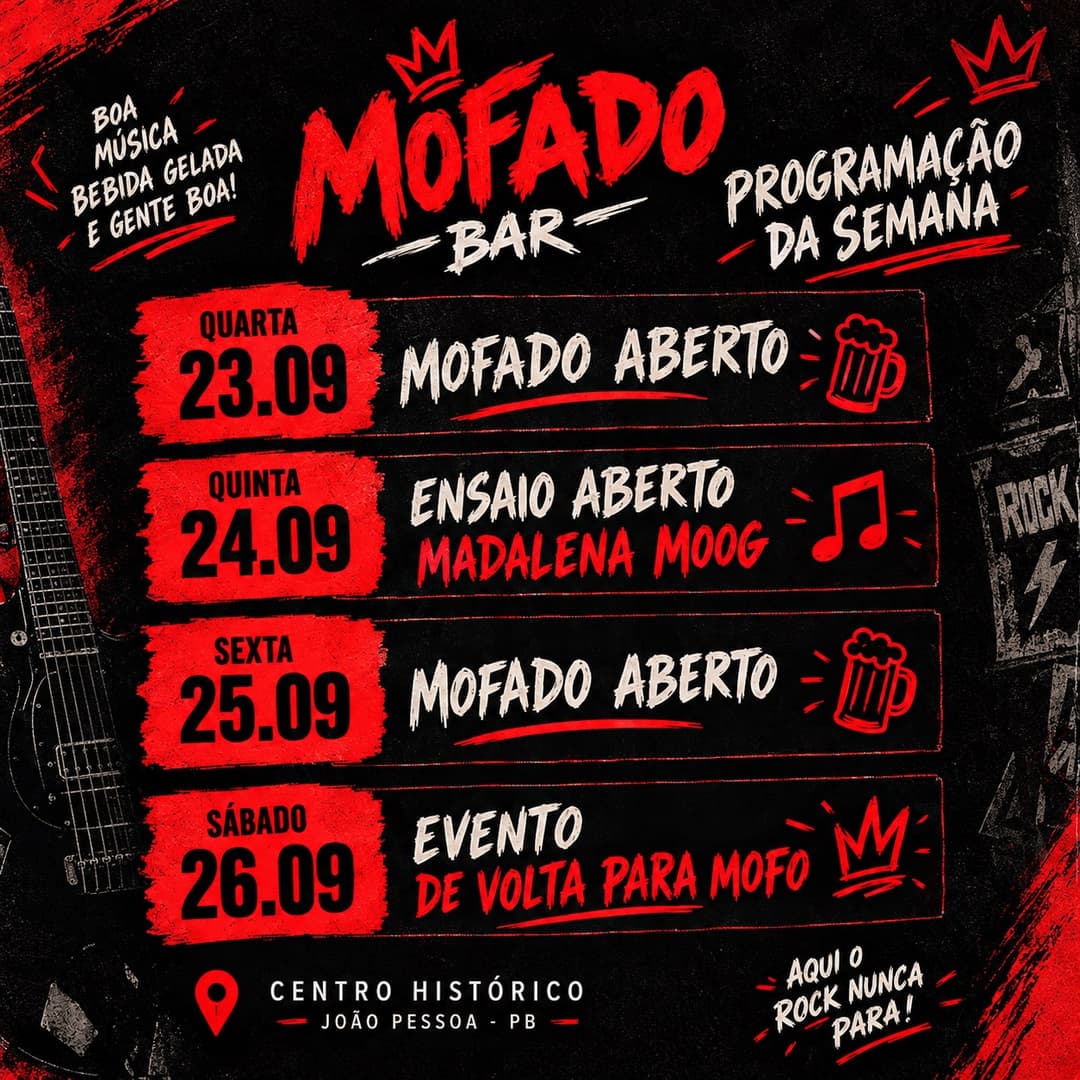 Flyer de Madalena Moog