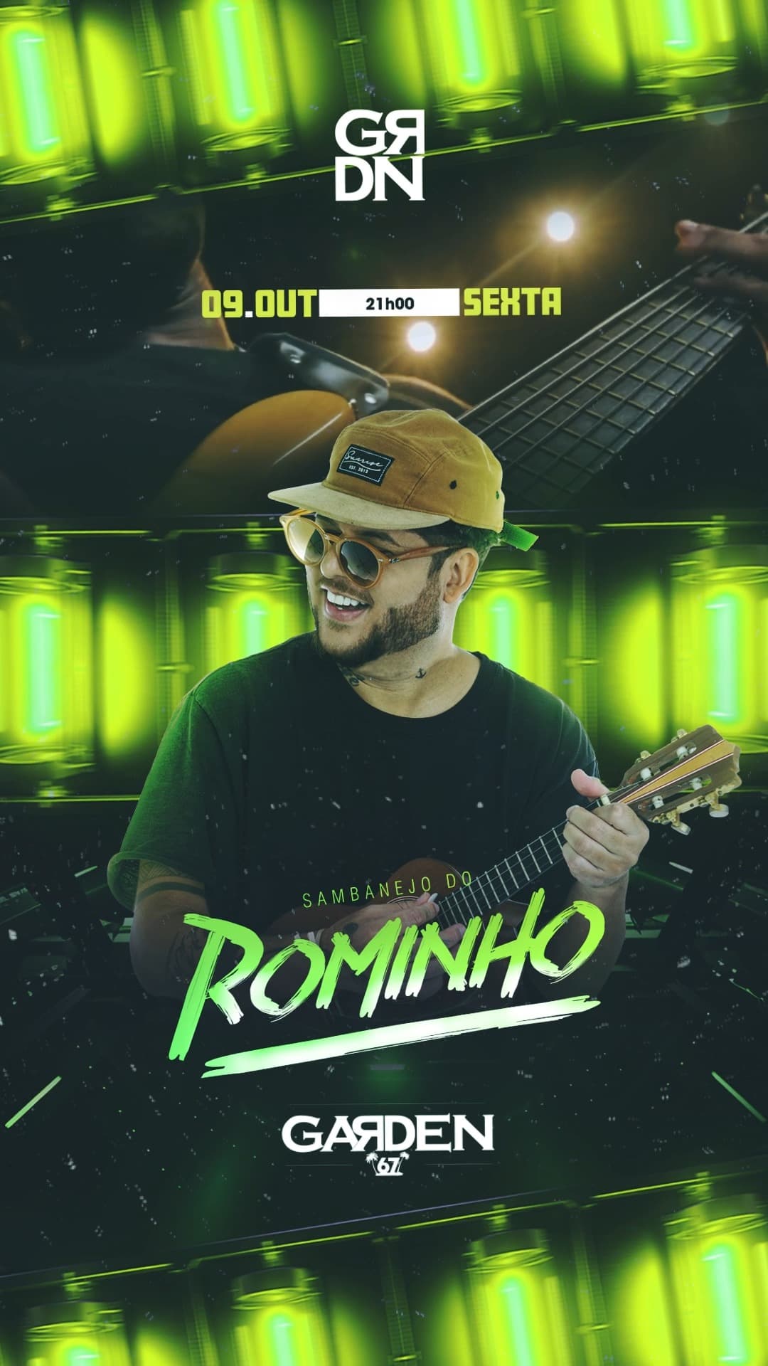 Flyer de DJ Panda, Rominho e DJ Zim