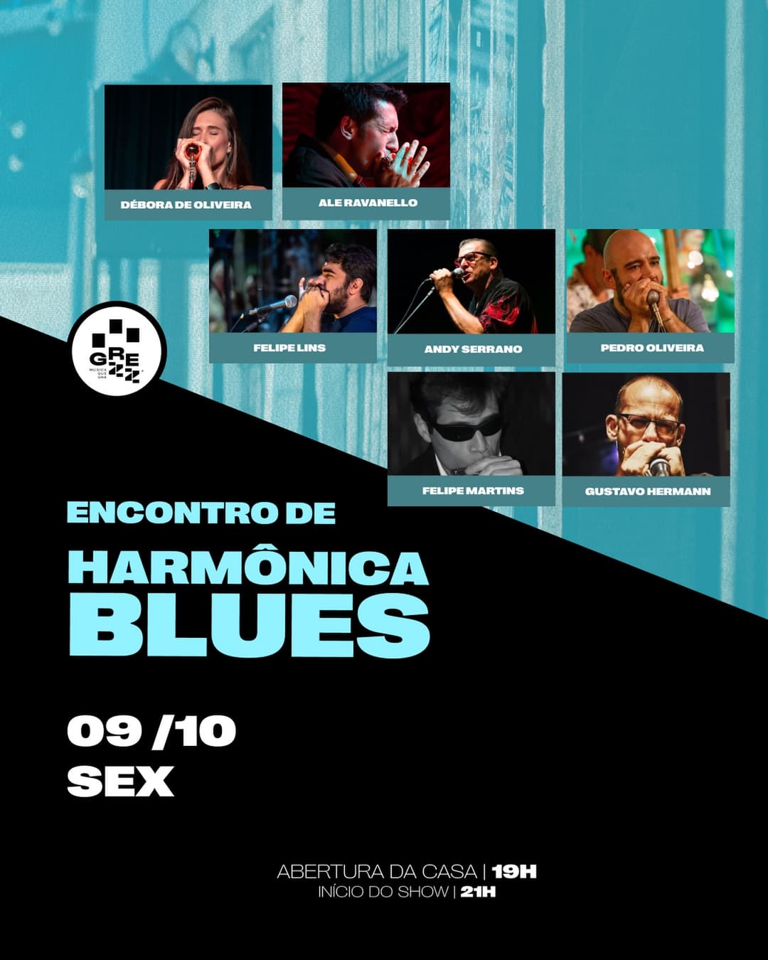 Flyer de Ale Ravanello, Pedro Oliveira e mais 5 artistas