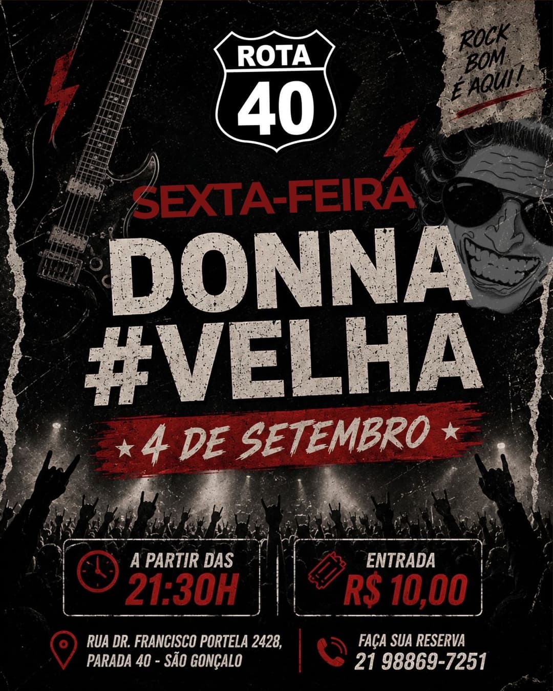 Flyer de Donna Velha