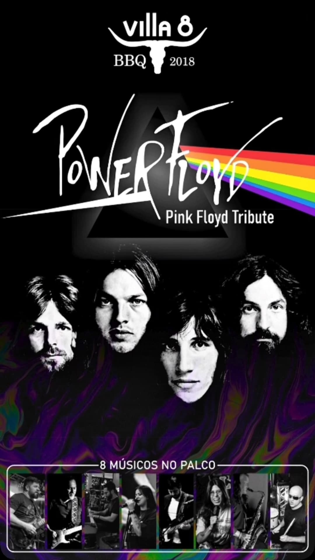 Flyer de Power Floyd e Zé Alexandre Acústico
