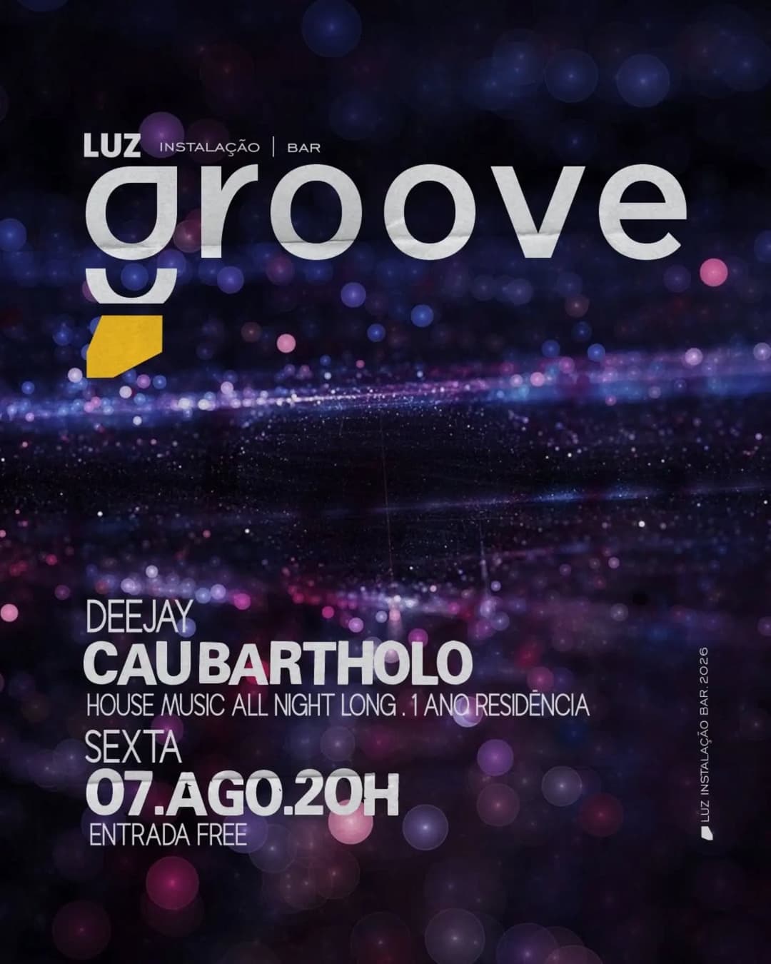 Flyer de Cau Bartholo