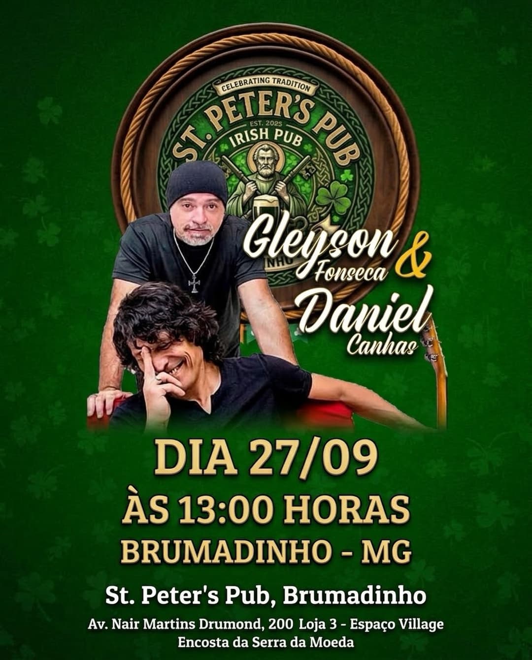 Flyer de Gleyson Fonseca & Daniel Canhas